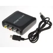 PremiumCord pretvornik HDMI v kompozitni signal in stereo zvok