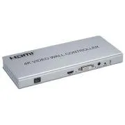 PremiumCord HDMI 1 vhod - 4 izhodi, krmilnik video stene