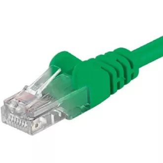PremiumCord Povezovalni kabel UTP RJ45-RJ45 CAT6 0,25 m zelen