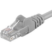 PremiumCord Povezovalni kabel UTP RJ45-RJ45 CAT6 50m siv