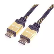 PremiumCord HDMI 2.0 High Speed   Ethernet kabel HQ, pozlačeni konektorji, 2 m
