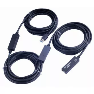 PremiumCord USB 3.0 repeater in podaljšek A/M-A/F 20 m