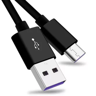 PremiumCord Kabel USB 3.1 C/M - USB 2.0 A/M, izjemno hitro polnjenje 5A, črn, 2 m
