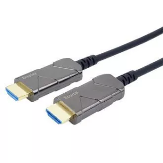 PremiumCord Ultra High Speed HDMI 2.1 optični kabel 8K@60Hz, pozlačen 30 m