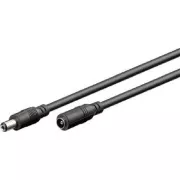 PremiumCord Podaljševalni kabel za napajalni priključek 5,5/2,1 mm, dolžina: 3 m