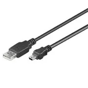 PremiumCord Kabel USB 2.0, A-B mini, 5-pinski, 2 m