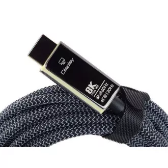 PremiumCord Ultra High Speed HDMI 2.1 optični kabel 8K@60Hz, pozlačen 5 m