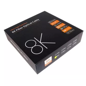 PremiumCord Ultra High Speed HDMI 2.1 optični kabel 8K@60Hz, pozlačen 5 m