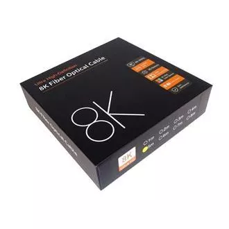 PremiumCord Ultra High Speed HDMI 2.1 optični kabel 8K@60Hz, pozlačen 5 m