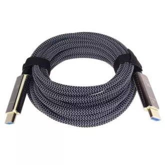 PremiumCord Ultra High Speed HDMI 2.1 optični kabel 8K@60Hz, pozlačen 25 m