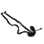 PLATINET FREESTYLE SHOELACE slušalke z mikrofonom, črne
