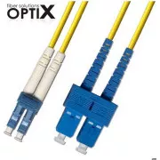 OPTIX LC/UPC-SC/UPC Optični povezovalni kabel 09/125 1m G657A