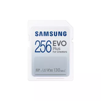 Samsung SDXC PRO PLUS/SDXC/256GB/180MBps/UHS-I U3, V30