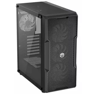 Ohišje Endorfy Regnum 400 ARGB / ATX / 4x120mm ARGB / 2xUSB / steklena stranska plošča / črno