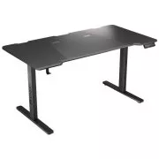 Endorfy igralna miza Atlas L električna / 150 cm x 78 cm / nosilnost 80 kg / električno nastavljiva po višini (73-120 cm) / črna