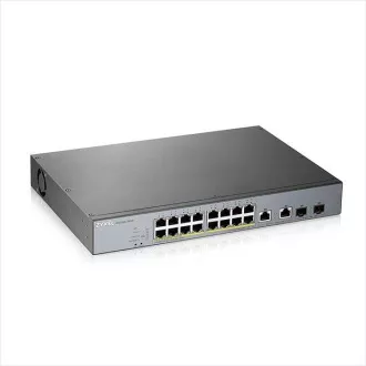 Zyxel GS1350-18HP, 18-portno upravljano stikalo CCTV PoE, dolg doseg, 250 W (priložena 1 letna licenca NCC Pro pack) Zyxel GS1350-18HP, 18-portno upravljano stikalo CCTV PoE, dolg doseg, 250 W (priložena 1 letna licenca NCC Pro pack)