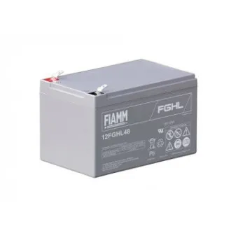 Fukawa Fiamm 12FGHL48 svinčeno-kislinska baterija; 12V; 12Ah; pritrditev F2-6,3mm; življenjska doba 10 let