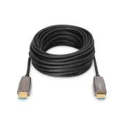 Digitus HDMI AOC hibridni optični kabel, tip A M/M, 10 m, UHD 8K@60Hz, CE, zlat, bl