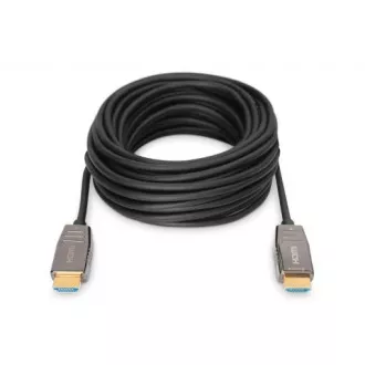 Digitus HDMI AOC hibridni optični kabel, tip A M/M, 10 m, UHD 8K@60Hz, CE, zlat, bl