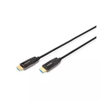 Digitus HDMI AOC hibridni optični kabel, tip A M/M, 10 m, UHD 8K@60Hz, CE, zlat, bl
