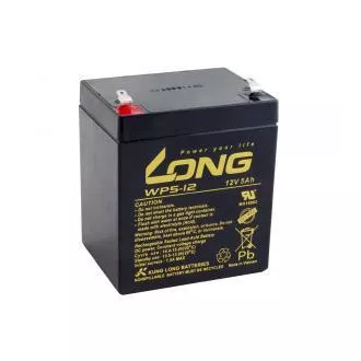 Avacom baterija Long 12V 5Ah svinčeva baterija F1 (WP5-12 F1)