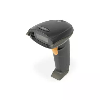 DIGITUS Ročni čitalnik črtne kode 1D dvosmerni 200 skeniranj/s, 2 m kabel USB-RJ45