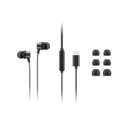 Lenovo slušalke USB-C Žične slušalke za ušesa (z nadzorno škatlo)