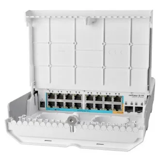 MikroTik CRS318-1Fi-15Fr-2S-OUT - stikalo netPower 15FR za povratno POE