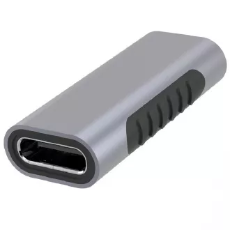 PremiumCord Aluminium USB-C ženski - USB-C ženski priključek