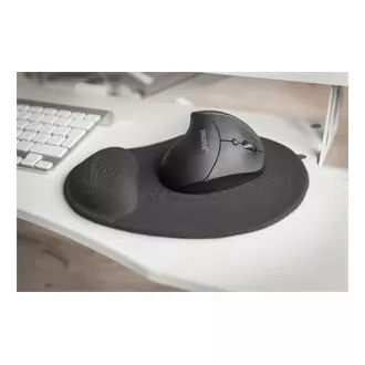 DIGITUS Ergonomska podloga za miško z naslonom za dlani, črna DIGITUS Ergonomska podloga za miško z naslonom za dlani, črna