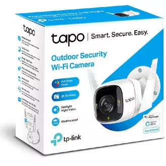 TP-LINK Tapo C320WS - Zunanja IP kamera z WiFi in LAN, 4 MP (2560 × 1440), ONVIF, Starlight (barvni nočni vid )