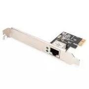 DIGITUS Gigabitna ethernetna omrežna kartica PCI Express, nizki nosilec, Realtek RTL8111H