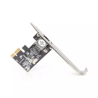 DIGITUS Gigabitna ethernetna omrežna kartica PCI Express, nizki nosilec, Realtek RTL8111H