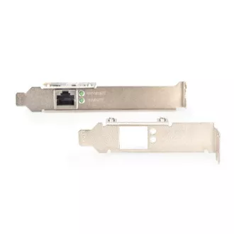 DIGITUS Gigabitna ethernetna omrežna kartica PCI Express, nizki nosilec, Realtek RTL8111H