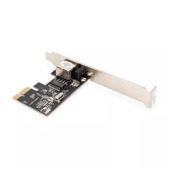 DIGITUS Gigabitna ethernetna omrežna kartica PCI Express, nizki nosilec, Realtek RTL8111H