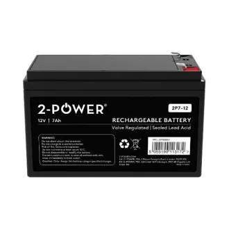 2-Power 2P7-12 12V 7Ah VRLA baterija F2 ( Faston 250)