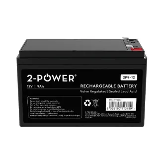 2-Power 2P9-12 12V 9Ah VRLA baterija F2 ( FASTON 250 ) 2-Power 2P9-12 12V 9Ah VRLA baterija F2 ( FASTON 250 )