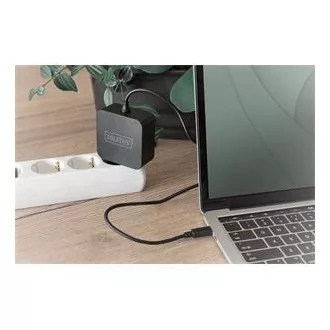 DIGITUS polnilec za prenosne računalnike USB-C Power 65W PD3.0 DIGITUS polnilec za prenosne računalnike USB-C Power 65W PD3.0