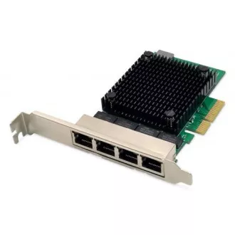 DIGITUS 4 vrata RJ45 RTL8125B 2,5 GBits Strežniške omrežne kartice