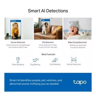 TP-LINK Tapo C220 - IP kamera z nagibom in WiFi, 4 MP (2560*1440), ONVIF TP-LINK Tapo C220 - IP kamera z nagibom in WiFi, 4 MP (2560*1440), ONVIF