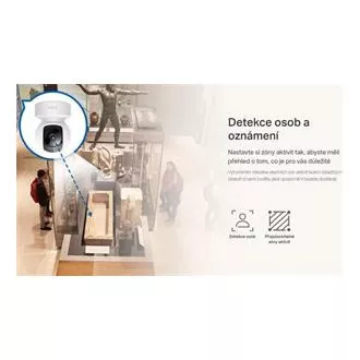 TP-Link Tapo C212 - IP kamera z nagibom in WiFi, 3 MP (2304 x 1296), ONVIF