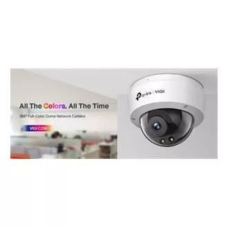 TP-Link VIGI C230(2,8 mm) - Kupolasta kamera, 3 MP, 2,8 mm, barvna