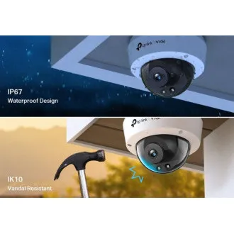 TP-Link VIGI C230I (4 mm) kupolasta kamera, 3 MP, 4 mm TP-Link VIGI C230I (4 mm) kupolasta kamera, 3 MP, 4 mm