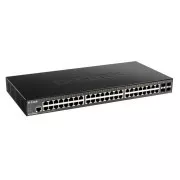 D-Link DGS-1250-52X, 48-portno gigabitno pametno upravljano stikalo s 4x 10G SFP