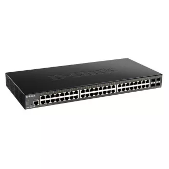 D-Link DGS-1250-52X, 48-portno gigabitno pametno upravljano stikalo s 4x 10G SFP