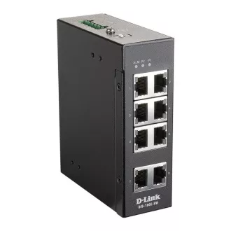 D-Link DIS-100E-8W 8-priključno stikalo brez upravljanja z 8 x 10/100 BaseT(X) priključki