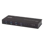 ATEN 4-portno industrijsko stikalo USB3.1 Gen 1