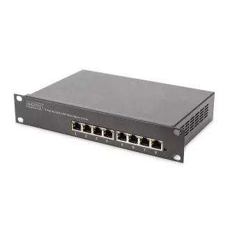 DIGITUS Gigabitno ethernetno stikalo, 8-portno, 10 palcev, brez upravljanja