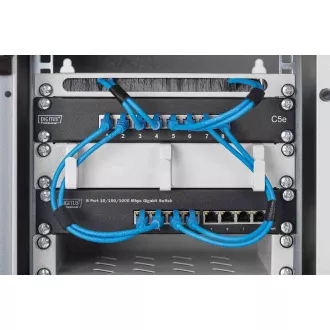 DIGITUS Gigabitno ethernetno stikalo, 8-portno, 10 palcev, brez upravljanja