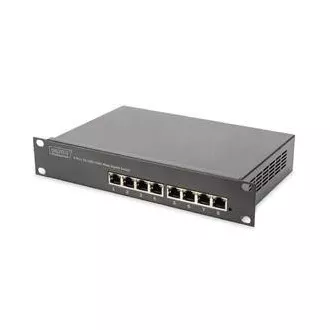 DIGITUS Gigabitno ethernetno stikalo, 8-portno, 10 palcev, brez upravljanja